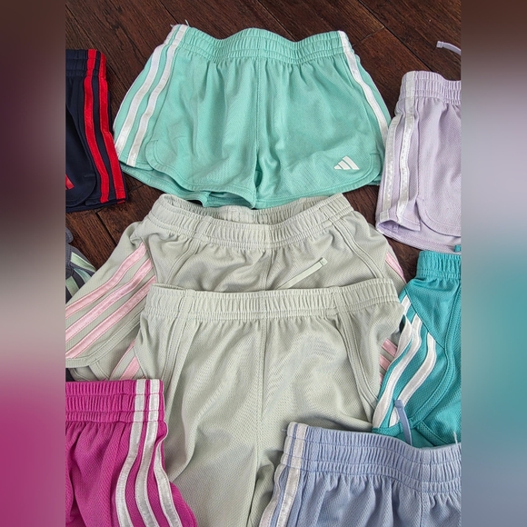 Adidas Youth Girls Soccer Track Mesh Shorts Sz Small (7-8) EUC Various Colors - Picture 4 of 11
